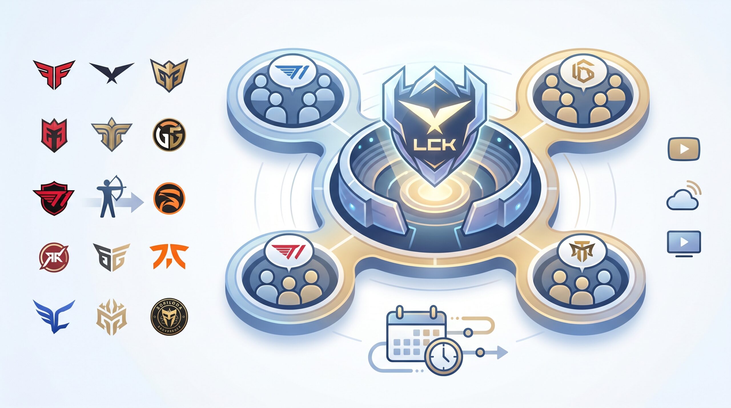 2026 LCK 10개 팀 로스터·경기 일정 가이드, 구마유시 이적부터 4라운드 체제까지